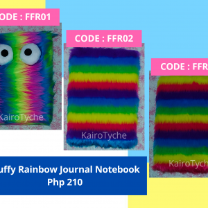 Fluffy Rainbow Journal Notebook